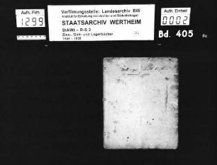 Bettinger Gültbüchlein, renoviert 1778