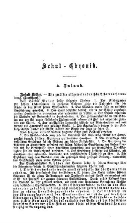Schul-Chronik