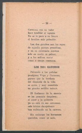 Los dos gauchos