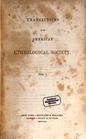 Transactions. 1. 1845