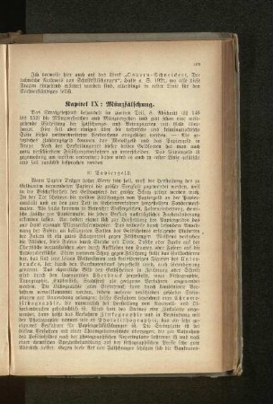 Kapitel IX: Münzfälschung.