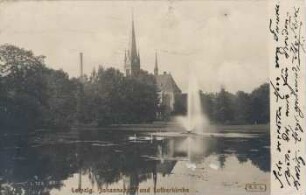 Leipzig, Johannapark und Lutherkirche