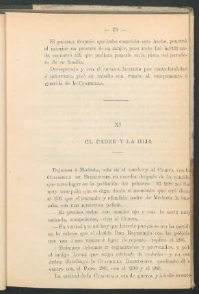 XI - El padre y la hija