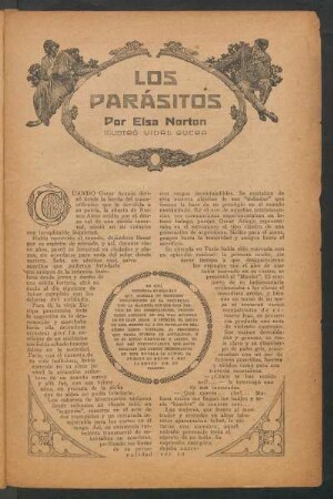 Los parásitos : Ilustró Vidal Quera