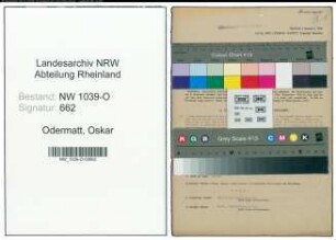 Entnazifizierung Oskar Odermatt , geb. 11.02.1910 (Maurer)
