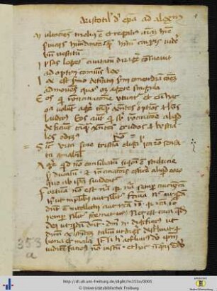 [1rv] Excerpta e Ps. Aristotelis epistola de rhetorica ad Alexandrum Magnum.