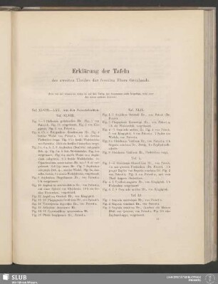 Erklärung der Tafeln