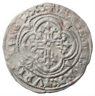 Fundmünze, Breiter Groschen, um 1364 - 1370
