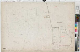 Liesborn (Wadersloh), Flurbereinigung Liesborn, Bl.57 Zuteilungskarte Wadersloh Flur 30