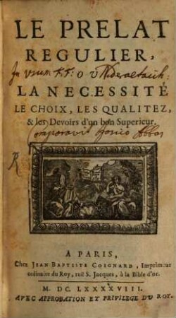 Le Prélat regulier
