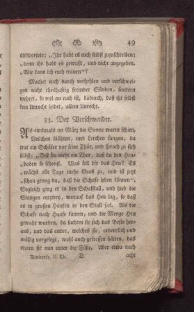 33. Der Verschwender.