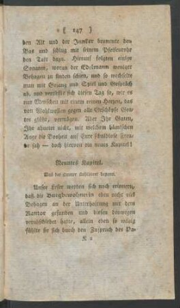 Neuntes Kapitel. Was der Kantor Kohlhüter begann