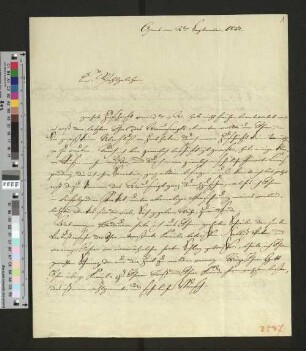 Brief an [Heinrich Luden]