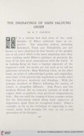 12: The engravings of Hans Baldung Grien