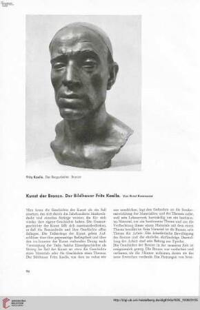 51: Kunst der Bronze : der Bildhauer Fritz Koelle