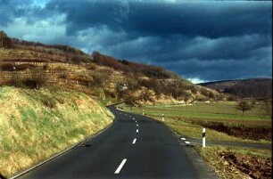 Malterdingen: Spätherbst im Tal nach Freiamt; bei Malterdingen