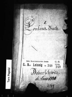 Konsensbuch von Doberschwitz