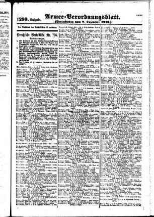 1299.Ausgabe. Freitag, 8. Dezember 1916