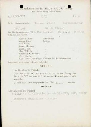 Kaspar, Josef