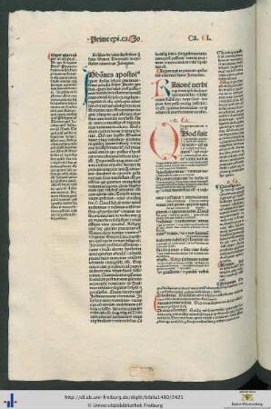 Argumentum in primam epistolam canonicam sancti Johannis