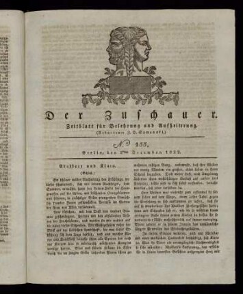 No. 155 - 27. December 1822