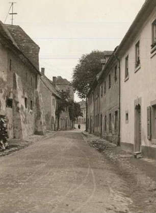 Mutzschen. Straßenbild
