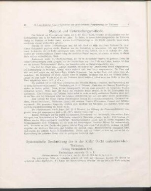 Material und Untersuchungsmethode.