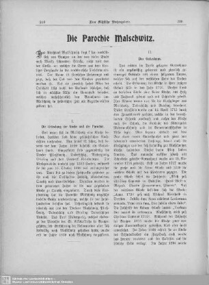 Die Parochie Malschwitz
