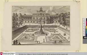 [Jardin formé de quatre parterres de broderie]