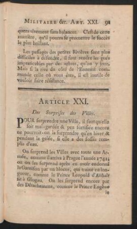 Article XXI. - Article XXV.