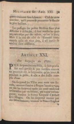 Article XXI. - Article XXV.