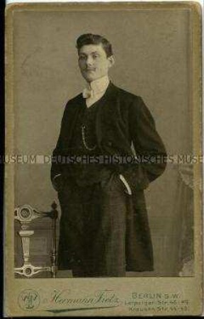 Bild eines jungen Mannes, Carte de Visite