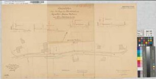 Spezialplan über die Lage der Kleinbahnlinie Eynatten-Raeren-Walheim von Km Station 9,4-9,8 in der Gemeinde Walheim