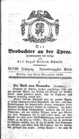 48. Stück, 26. November 1849