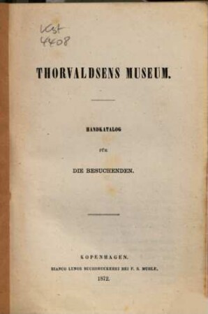 Handkatalog für die Besuchenden
