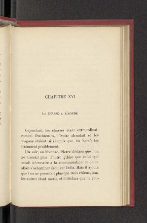 Chapitre XVI La chasse a l'homme