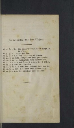 Zu berichtigende Druckfehler.