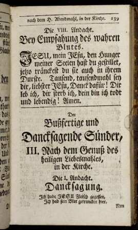 Der Bußfertige und Dancksagende Sünder,[...]