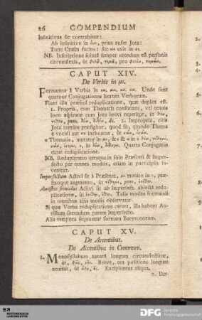 Caput XV. De Accentibus