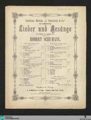 16: Märzveilchen : op. 40. No. 1