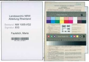 Entnazifizierung Maria Faulstich , geb. 09.12.1895 (Kindergartenleiterin)