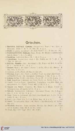 Griechen (Nr. 1 - 1040)