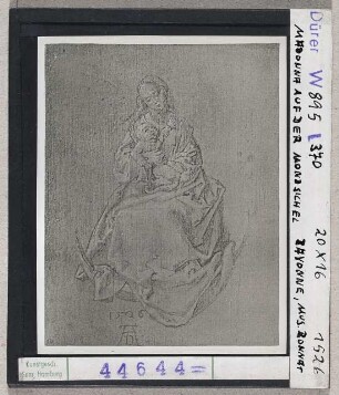 Albrecht Dürer: Madonna auf der Mondsichel. Bayonne, Museée Bonnat