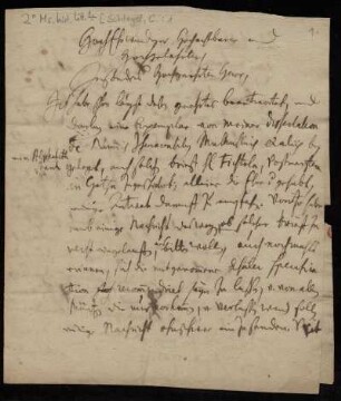 Brief von Christian Schlegel an Friedrich Lucae
