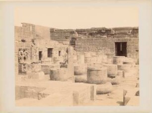 Totentempel des Ramses III. in Medinet Habu, Luxor (Theben-West): Ansicht, Hypostyl
