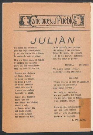 Julián : Canciones del pueblo
