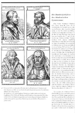Die Hundertjahrfeier des Akademischen Gymnasiums