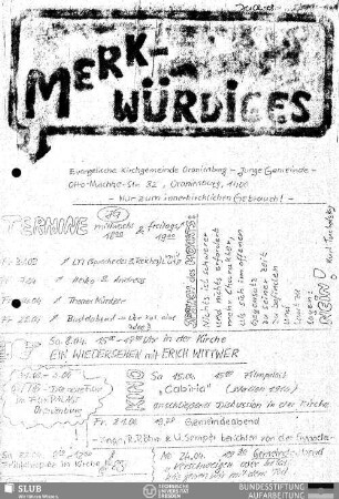 1989,Apr.: Merkwürdiges