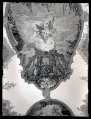 Dominikaner-Kirche; Deckenbild im Schiff