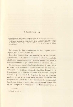 Chapitre IX. Operations contre Dong-Song ...
